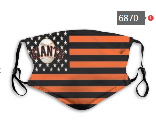 2020 MLB San Francisco Giants #2 Dust mask with filter->mlb dust mask->Sports Accessory